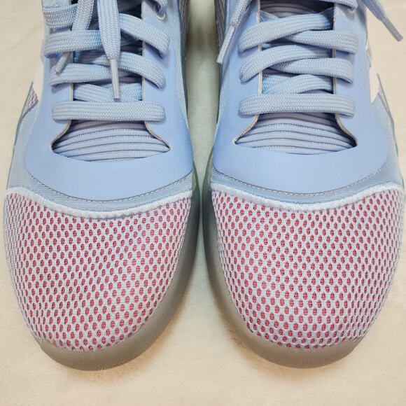 Adidas Marquee Boost Low Glow Blue Mens 14 Baby Blue Orange White Basketball - Picture 6 of 15